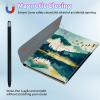BPQOJB for Galaxy Tab A9 Plus Case with Detachable Wireless Keyboard & 360 Degree Rotating Stand Protect Cover Acrylic Tablet Case for Samsung Galaxy Tab A9 Plus 11 inch 2023 - Mountain Forest Tree view 3