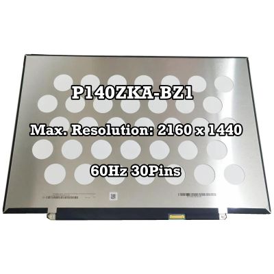 100% sRGB P140ZKA-BZ1 14 inch 2160x1440 Matrix LCD Screen for realme Book Slim Non-Touch 30Pins 60Hz