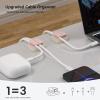 IFNOW 3-in-1 Cable Spring Holder Clips Pink 6 Pack Self Adhesive Cord Holder Under Desk Cable Management for Home,Office,Car,Desk,Nightstand view 4
