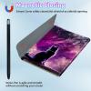 BPQOJB for Galaxy Tab A9 Plus Case with Detachable Wireless Keyboard & 360 Degree Rotating Stand Protect Cover Acrylic Tablet Case for Samsung Galaxy Tab A9 Plus 11 inch 2023 - Galaxy Cat view 3