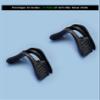 Acefrog 2 Pairs Upgraded Nose Pads for Oakley M2 Frame OO9212, M2 Frame Asian Fit, M2 Frame Vented, M2 Frame XL OO9343 OO9345 Sunglass, Push-in Nose Piece Replacement, Black, Anti-Slip view 3