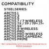 Hybrid Earpads for Steelseries Arctis 1, 3, 5, 7, 9, PRO & PRIME Headsets - Thicker Memory Foam, Comfier & Long Lasting, By Brainwavz view 2