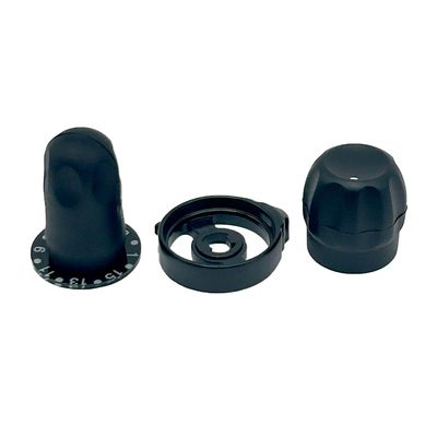 2 Pack Two Way Radio Volume and Channel Knob Button Cap Replacement for XTS2500 XTS2500I XTS1500 XTS2250 Walkie Talkie Knobs Accessories with Insert Retainers