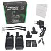 2 Pack Mini Radio TG-A1 QUANSHENG Radio with Speaker Microphone USB-C Charger Two Way Radio Long Range TG A1 VOX Full Function Ham Radio with Headset (Black) view 2