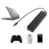KASFDBMO Convenient 7 Port USB Hub Individual On Off Power Switches USB Splitter USB Extension Adapter Efficient Converter Compact USB Hub view 2