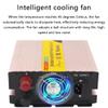 Inverter, Pure Sine Wave Inverter, DC12V24V48V to AC110V220V, 3000W Car Inverter, with an AC Socket and Port, LCD Digital Display, for Home, Outdoor, RV,24-110V view 2