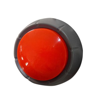 Ldabrye BS Sound Button Illuminated Loudspeaker Button Dishonesty Alarm Button Key for Pranks and Brand Promotion Event Props Funny Sound Effects