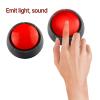 Ldabrye BS Sound Button Illuminated Loudspeaker Button Dishonesty Alarm Button Key for Pranks and Brand Promotion Event Props Funny Sound Effects view 2