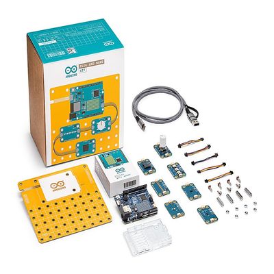 Arduino Official Plug and Make Kit [AKX00069] - Ultimate Starter Kit for Beginners | Build Connected Projects Easily | Fun & Educational Technology Kit for Learning Electronics & Coding