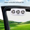 Pyhodi Car Air Vent Cooling Fan, SUV Window Cooler with 3 Outlet USB Plug in, Circulation Exhaust Smoke Window Exhaust Fan for Car Home Office Use (White), Pyhodid0ga6im2wk-12 view 3