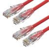 0.5 Foot Cat6 Patch Cables 2 Pack, Solid Pure Copper Patch Cord, Cat 6 Ethernet Cable, UTP Network, High Speed RJ45 Internet Cable, Compatible for PC, PS4/5, Xbox, Routers, Switches, Servers - Red view 1