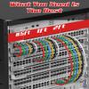 0.5 Foot Cat6 Patch Cables 2 Pack, Solid Pure Copper Patch Cord, Cat 6 Ethernet Cable, UTP Network, High Speed RJ45 Internet Cable, Compatible for PC, PS4/5, Xbox, Routers, Switches, Servers - Red view 4