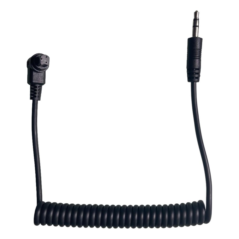 Olegovna Remote Control Shutter Release Cable Cord for Canon EOS Cameras, Compatible with Canon EOS R5, 6D Mark II, 5D Mark IV III II, 5DS, 5DR, 7D Mark II, D60, 5D, 7D (3.5mm-C3), Black