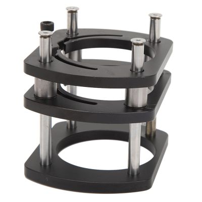 Router Base Black Tabl Aluminum Workbench Alloy for Trimming Tool, Flip Lifter Table for Garden Trimming Tool, Table Bases