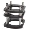 Router Base Black Tabl Aluminum Workbench Alloy for Trimming Tool, Flip Lifter Table for Garden Trimming Tool, Table Bases view 1