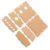 Acrylic Case Kit for 6J1 Valve Tube PreAmplifier Board, Transparent Design, Easy Assembly with Protective Layers, Parts Set view 2