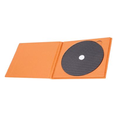 Carbon Fiber CD DVD Stabilizer Tuning Mat, Carbon Fiber Made Disc Stabilizer Suitable for All Top Loading and Tray Loading CD Players(Black)