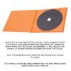 Carbon Fiber CD DVD Stabilizer Tuning Mat, Carbon Fiber Made Disc Stabilizer Suitable for All Top Loading and Tray Loading CD Players(Black) view 3