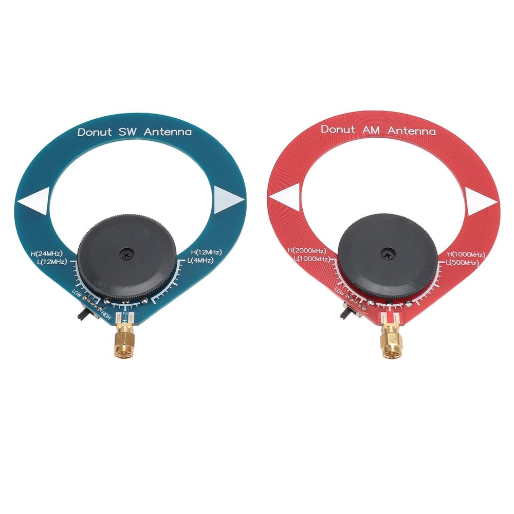 Beufee 2Pcs Shortwave Antenna Loop Antenna, Indoor Radio Antenna Portail shortwave Radio Antenna for Home Stereo Receiver FM Radio