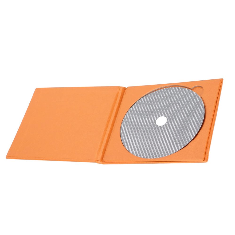 Carbon Fiber CD DVD Stabilizer Tuning Mat, Carbon Fiber Made Disc Stabilizer Suitable for All Top Loading and Tray Loading CD Players(White)