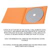 Carbon Fiber CD DVD Stabilizer Tuning Mat, Carbon Fiber Made Disc Stabilizer Suitable for All Top Loading and Tray Loading CD Players(White) view 3