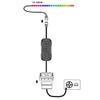 Remote Control 5V ARGB Controller 3Pin Power Supply Desktop Computer For Chassis Fan LED Lighting Remote Control Organizer For PC Desktop Computer Chassis Fan RGB ARGB LED Lighting Light Remote view 2