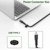 110W USB C AC Charger for HP M52950-001 M52946-003 M52946-001 TPN-CA24 TPN-DA24 HP Elite Dragonfly G3 ZBook Firefly 16 G9 G10 EliteBook 860 865 G9 G10 Laptop Power Adapter Supply Cord view 2