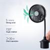 KACEPAR 3 Speeds Adjustable Gooseneck Fan Cradle, Cup holder single head fan, 12V 24V car mini fan, USB Car Fan, Car Cup Holder Fan Mount view 4