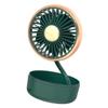 KACEPAR USB Powered 360 Degree Rotation, Car Fan Portable 12V Electric Vehicle Mounted, Auto Cooling Fan 3 Speed Strong Wind Desk Fan for Dashboard SUV RV Truck Sedan Home Office - Green view 1