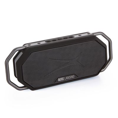 Altec Lansing HydraWAVE Portable Bluetooth Speaker, 12h Playtime, USB-C Quick Charge, True Wireless Pairing, IP67 Waterproof Bluetooth Speaker, Voice Assistant Compatible
