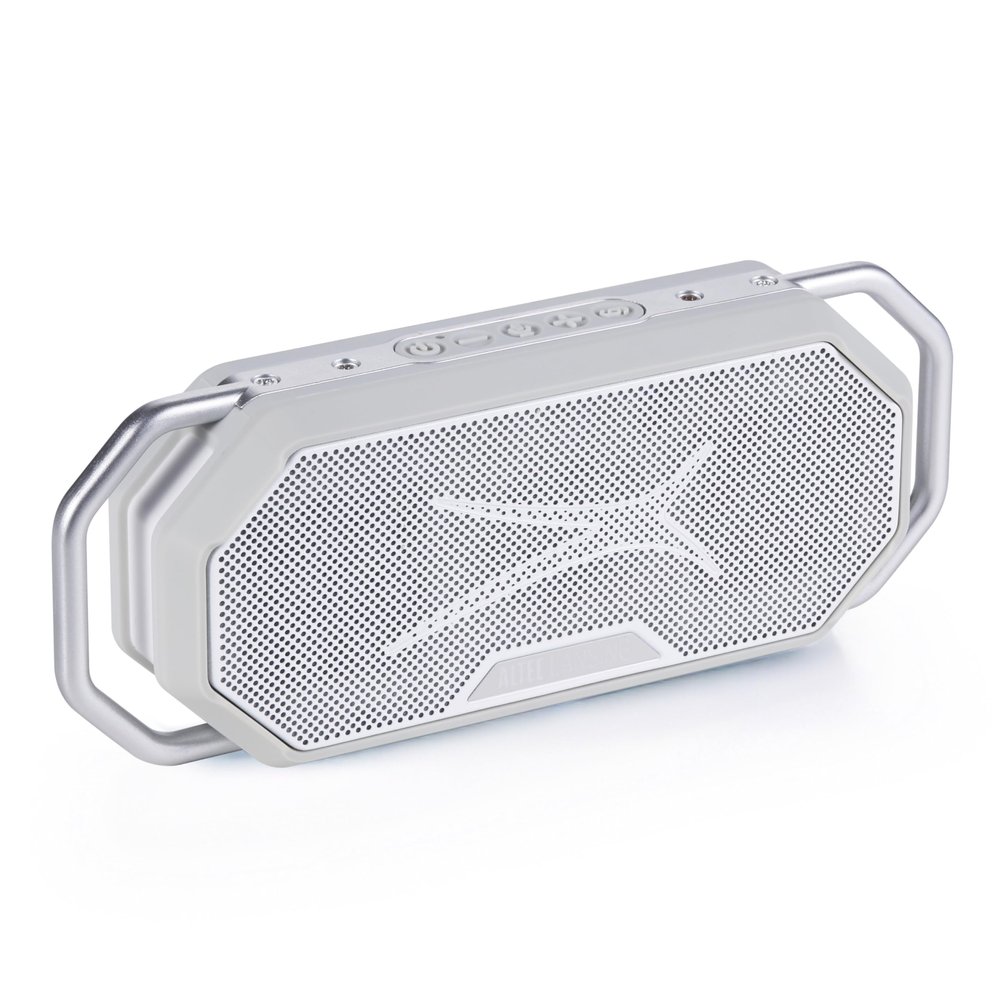 Altec Lansing HydraWAVE Portable Bluetooth Speaker, 12h Playtime, USB-C Quick Charge, True Wireless Pairing, IP67 Waterproof Bluetooth Speaker, Voice Assistant Compatible