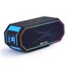 Altec Lansing Loud Portable Speakers Bluetooth Wireless Waterproof - MultiColor LED, 20 Hour Playtime, Mount Included | HydraBLAST 2.0 Magnetic Bluetooth Speaker for Travel, Home and Outdoor Adventure view 1