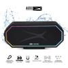 Altec Lansing Loud Portable Speakers Bluetooth Wireless Waterproof - MultiColor LED, 20 Hour Playtime, Mount Included | HydraBLAST 2.0 Magnetic Bluetooth Speaker for Travel, Home and Outdoor Adventure view 2