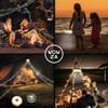 Wowza Powah 4 in 1 Camping String Lights 32.8FT Outdoor Quick Storage Camping Lights String & Lanterns, 8 Modes Retractable Camping Essentials Waterproof Camp Lights for Tent Gear view 4