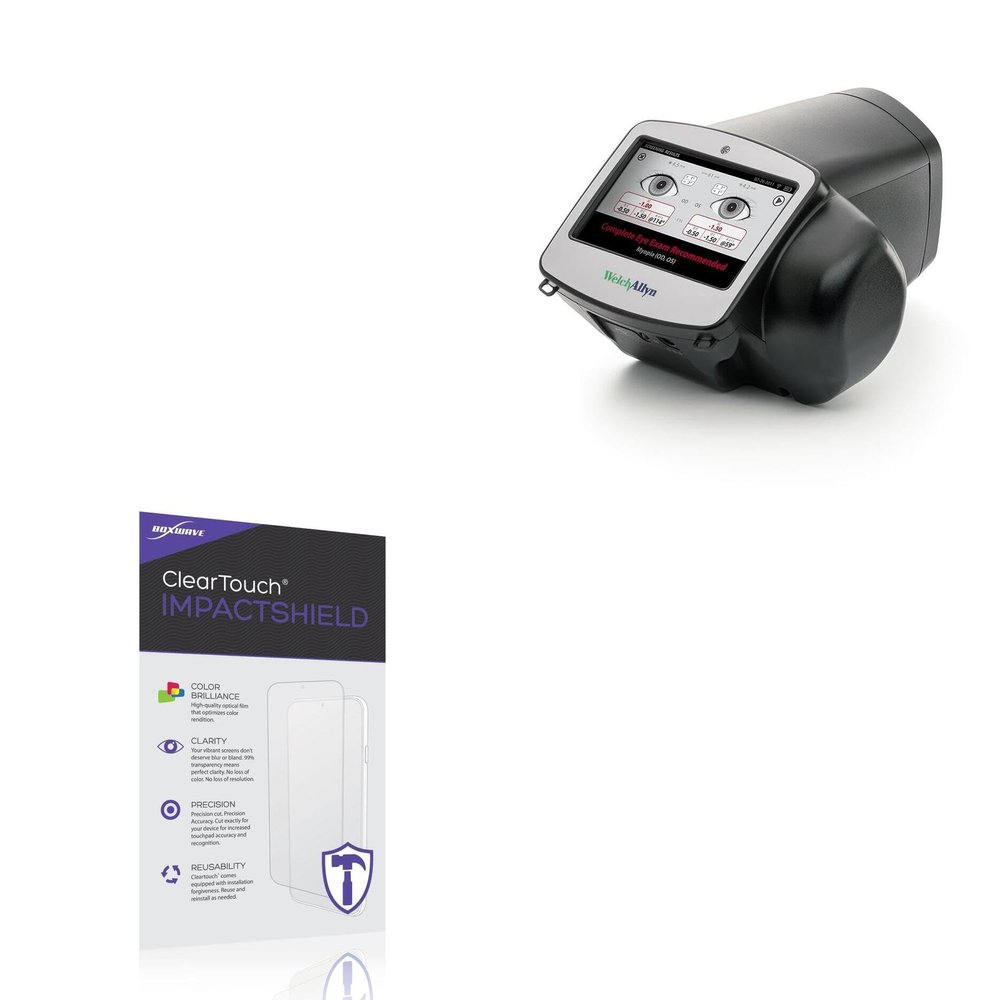 BoxWave Screen Protector Compatible with Welch Allyn Spot Vision Screener - ClearTouch ImpactShield (2-Pack), Impenetrable Screen Protector Flexible Film