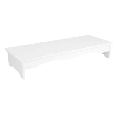 AVXANKTG L-Shaped Bracket Shelf Computer heightened Shelf Multi-Function Display Keyboard Storage Bracket Screen Elevated White Vertical Bracket