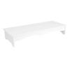 AVXANKTG L-Shaped Bracket Shelf Computer heightened Shelf Multi-Function Display Keyboard Storage Bracket Screen Elevated White Vertical Bracket view 1