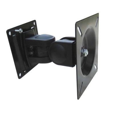 CUFTOBJM Steel vesa100x100 75x75 20kg LCD-6 Full Motion 10" 24" 27" Tilt Down Swivel LCD Wall Mount Bracket Folding 360 Rotating Monitor Stand