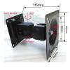 CUFTOBJM Steel vesa100x100 75x75 20kg LCD-6 Full Motion 10" 24" 27" Tilt Down Swivel LCD Wall Mount Bracket Folding 360 Rotating Monitor Stand view 2