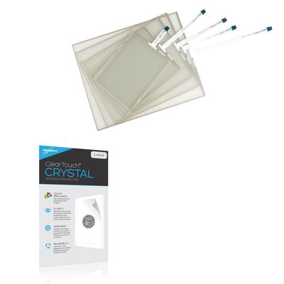 BoxWave Screen Protector Compatible with Abon Touch AB-1510403121118120801 (10.4 in) - ClearTouch Crystal (2-Pack), HD Film Skin - Shields from Scratches