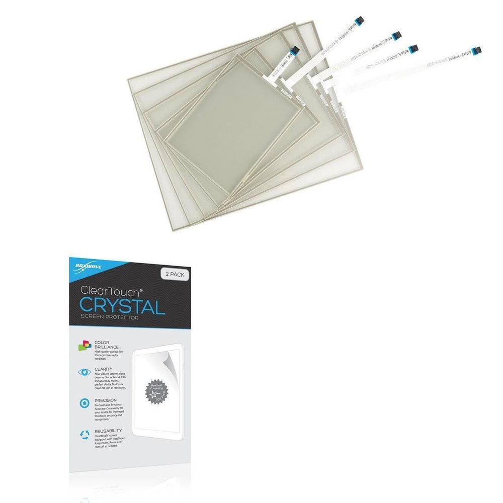 BoxWave Screen Protector Compatible with Abon Touch AB-1510403121118120801 (10.4 in) - ClearTouch Crystal (2-Pack), HD Film Skin - Shields from Scratches