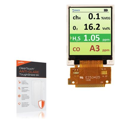 BoxWave Screen Protector Compatible with Newhaven Display NHD-1.8-128160EF-CSXN#-F - ClearTouch Anti-Glare ToughShield 9H (2-Pack), Anti-Glare 9H Tough Flexible Film Screen Protector