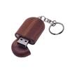 100pcs 512MB Custom Eco-Friendly Wood USB Flash Drive with Personalized Logo for Promotion, Customized USB Thumb Drive, Bespoke Bulk USB Drive (4 Color Options) view 3