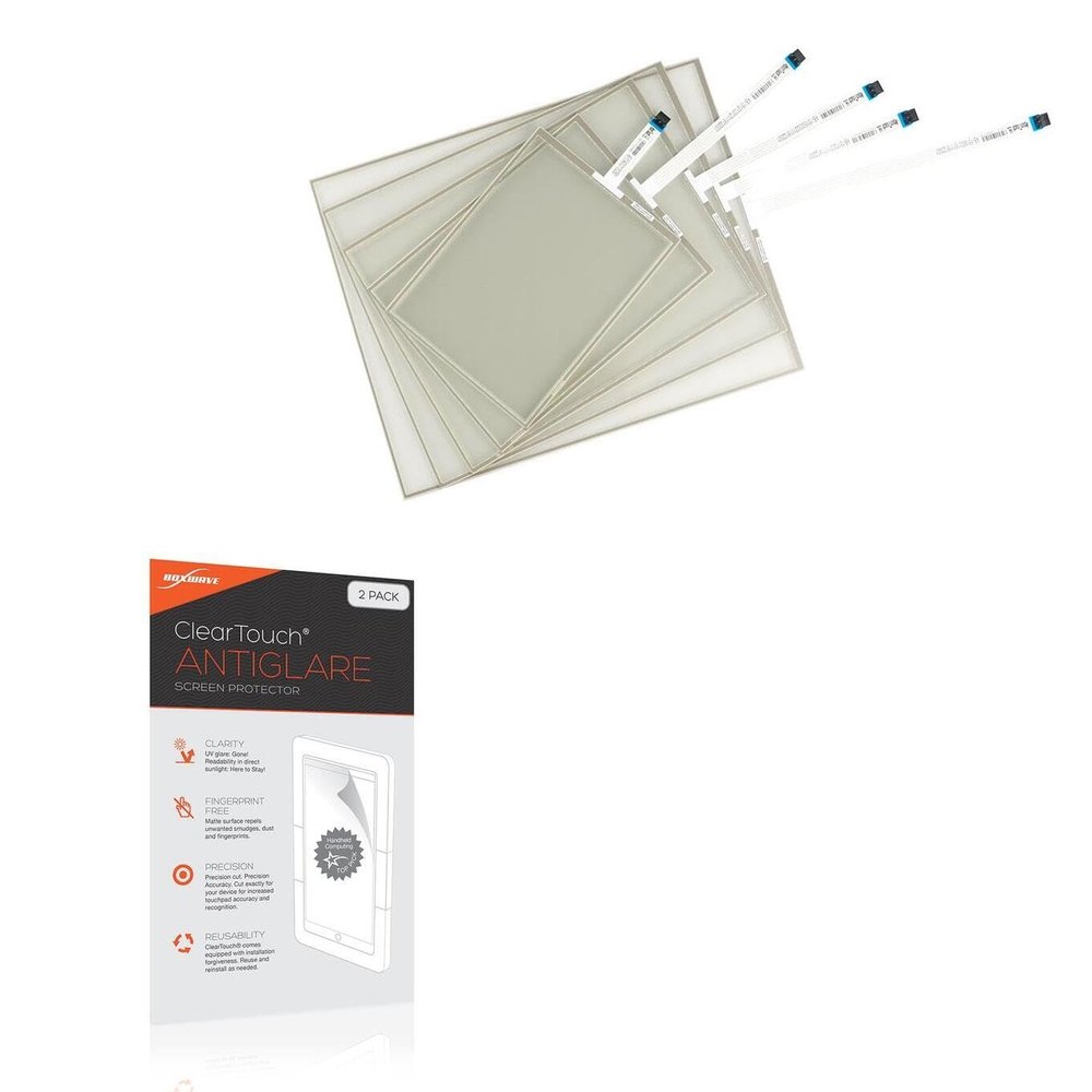 BoxWave Screen Protector Compatible with Abon Touch AB-1515003221118122001 (15 in) - ClearTouch Anti-Glare (2-Pack), Anti-Fingerprint Matte Film Skin