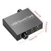 USB Sound Card External Sound Card with Volumes Control USB to 3.5mm Adapter Stereo for PC Laptop Desktop Headset view 4