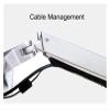 AVXANKTG V63W / XSJ8013W Wall Mount Aluminum Extra Long Mechanical Spring Arm Monitor Support Full Motion Monitor Stand Mounting Bracket(Size:XSJ8013WB) view 3