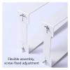 AVXANKTG 1PCS Under Desk Mounting Bracket, Suspension Mounting Bracket, Under Desk Mounting Bracket for Small Desktop Tower Computer(Color:Black) view 4