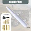 pinflaw 1 PC Car Bullet Antenna, Alloy Copper Stable Radio Signal Receiving Replacement Adapters Antenna, Auto Modification Accessories, Compatible with Ford F150, Wrangler, Jeep, Chevrolet (White) view 2