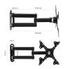 AVXANKTG Adjustable 14 to 32 inch TV Frame Bracket Multifunctional Simple TV Wall Mount Bracket view 4