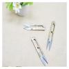 ZMQJEQANBG 1pcs Mini Steel Shear Fish Line Scissors 15g 10.5cm U-Shaped Fishing Line Fly Tying Tool Tackle Gear Scissors Sewing Scissors view 4